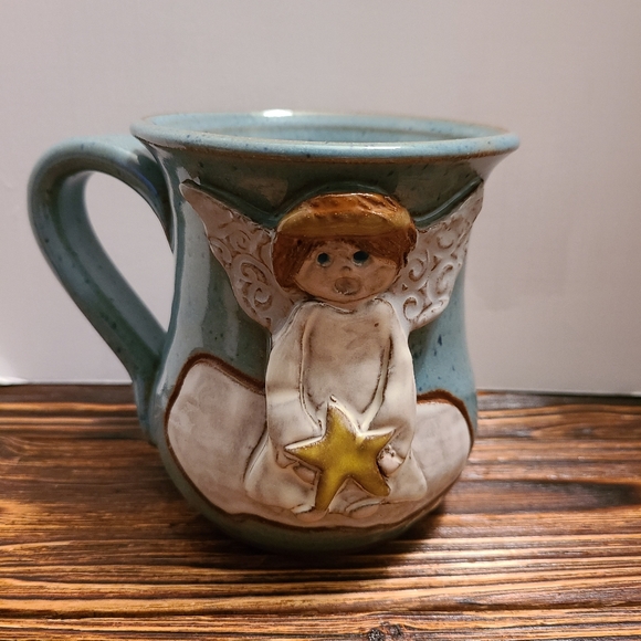 Mud Works Other - MudWorks Pottery USA Singing Angel Mug